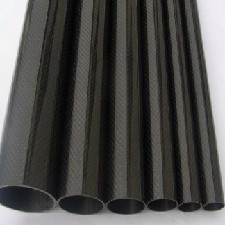 4pcs Roll Wrapped Carbon Fiber Tube 3K Glossy surface Dia 16mm Length 1000mm